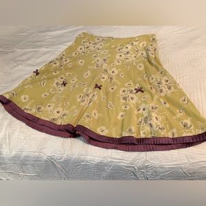 Anthropologie corduroy skirt size 12